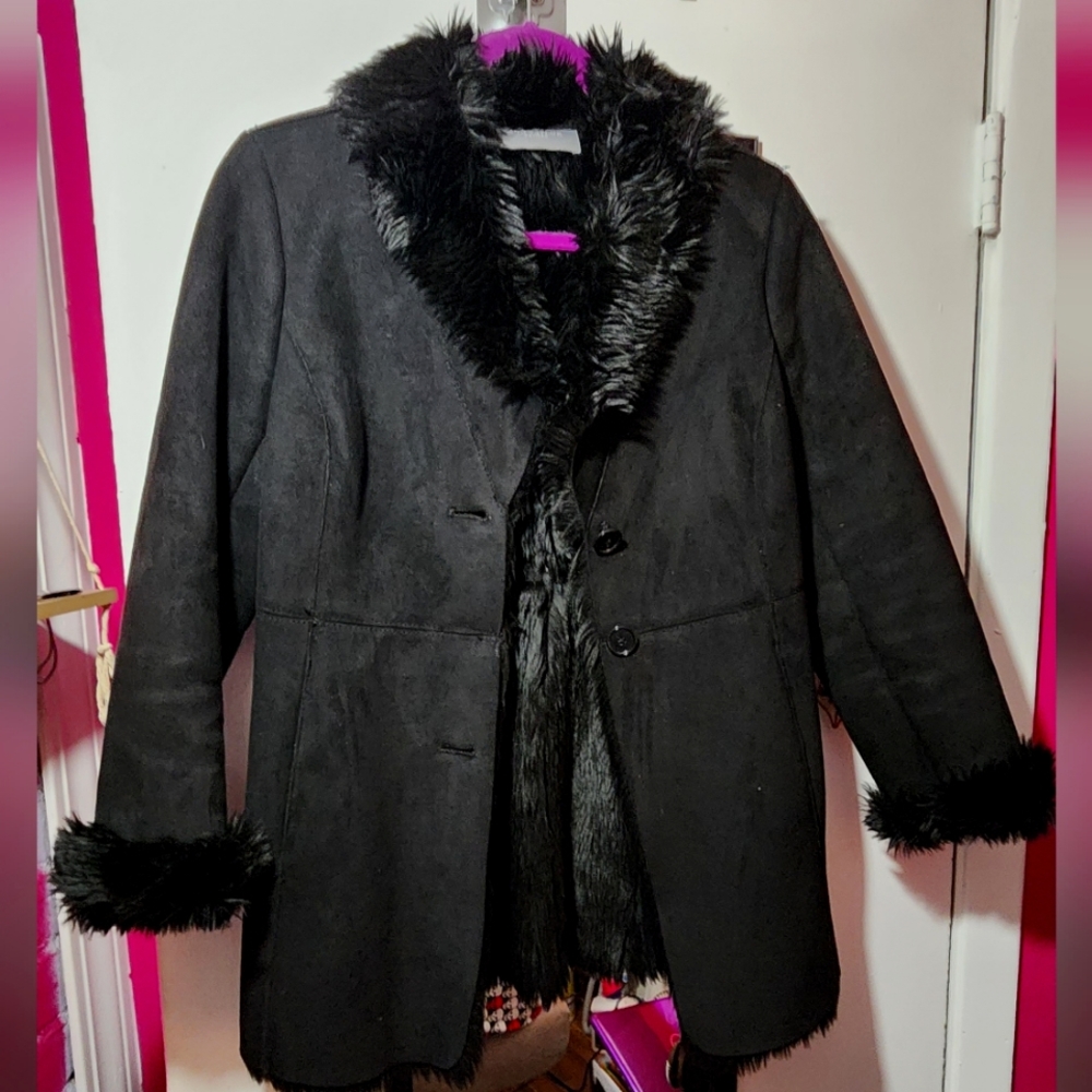 Ann Taylor Petites Faux Fur Coat